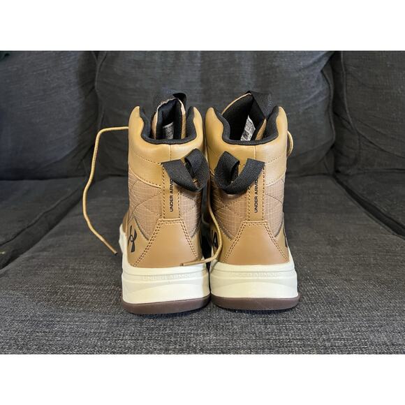 Under Armour UA Stellar G26" Mens Tactical Brown Hiking Boots Size 8.5 - Picture 2 of 7